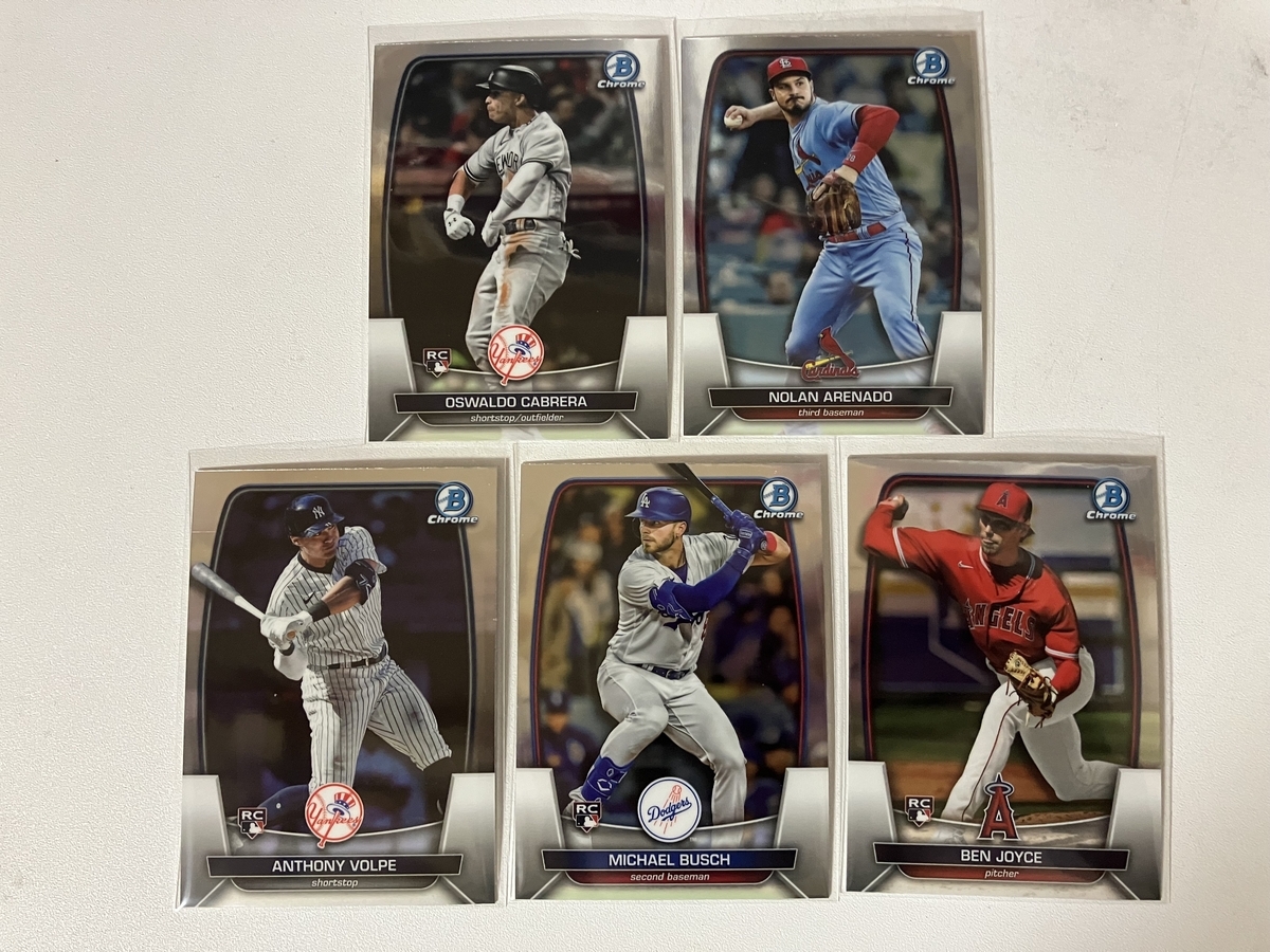 2023 Bowman Chrome Mega Box 開封。2回戦 - 野球カードと私と。