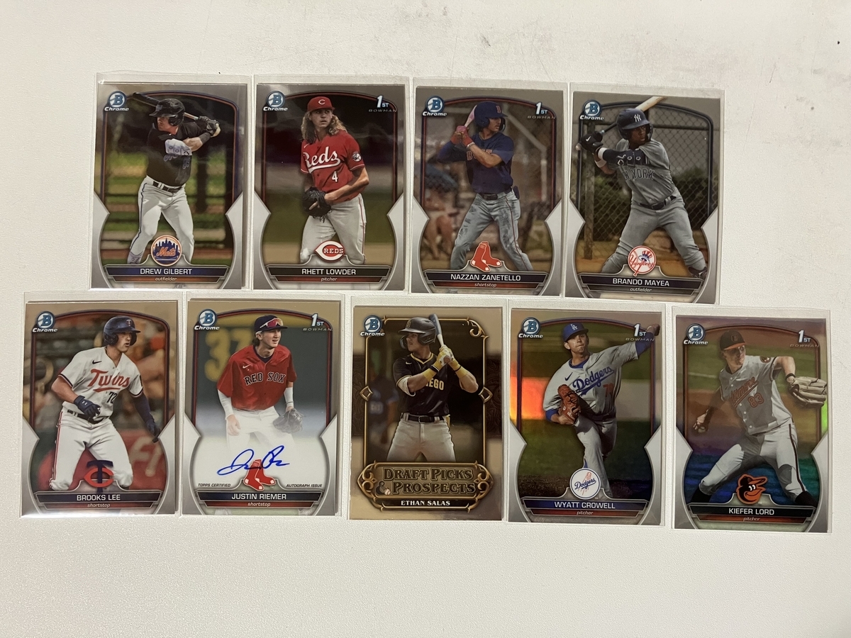2023 Bowman Draft Baseball Hobby Jumbo 開封。 - 野球カードと