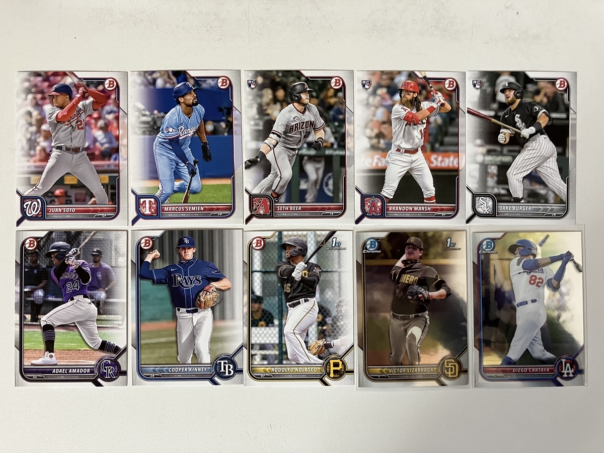 2022 Bowman Mega Box 開封。 - 野球カードと私と。
