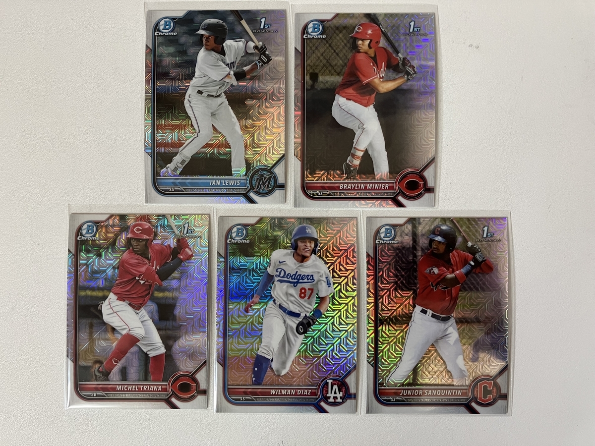 2022 Bowman Mega Box 開封。 - 野球カードと私と。