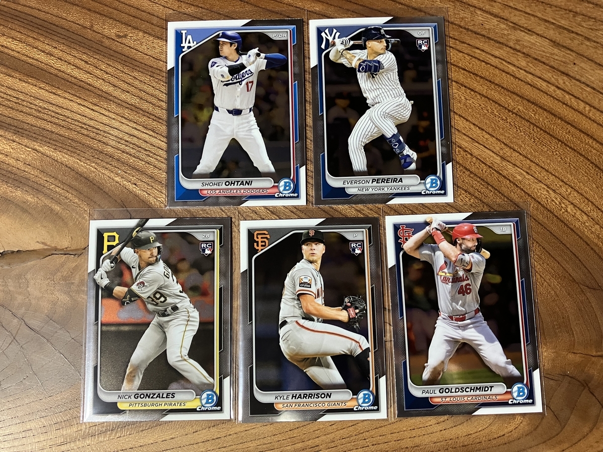 2024 Bowman Chrome Mega Box Baseball 開封。 - 野球カードと私と。