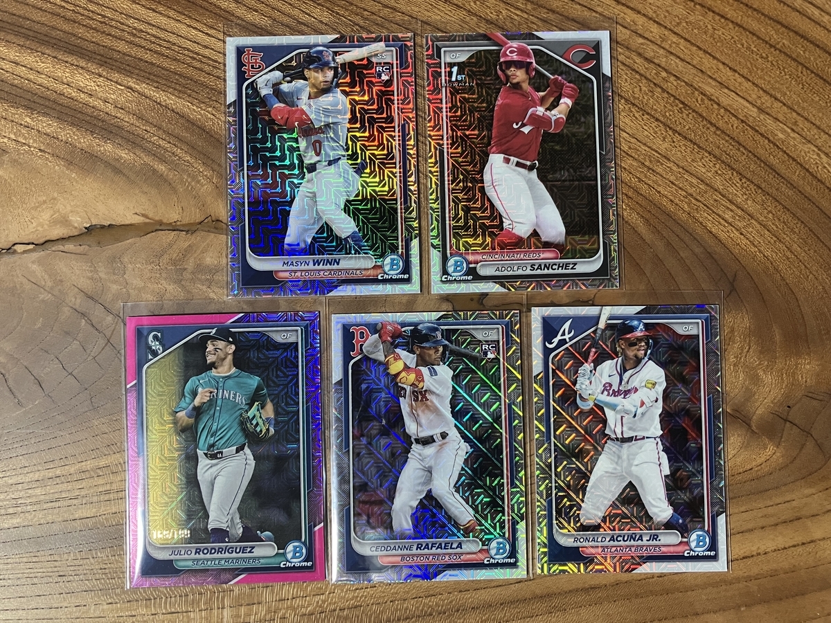 2024 Bowman Chrome Mega Box Baseball 開封。 - 野球カードと私と。