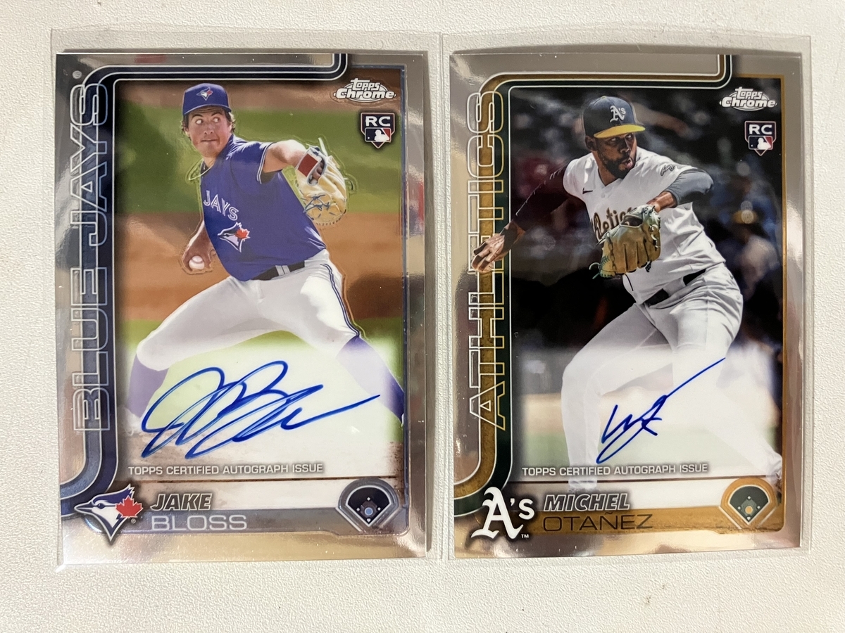 2025 Topps Chrome Baseball Jumbo Box 開封。 - 野球カードと私と。