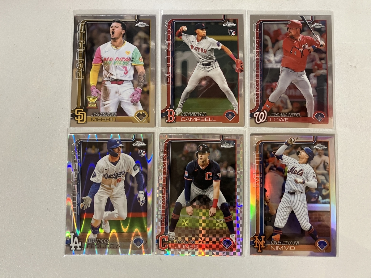 2025 Topps Chrome Baseball Mega Box 開封。 - 野球カードと私と。