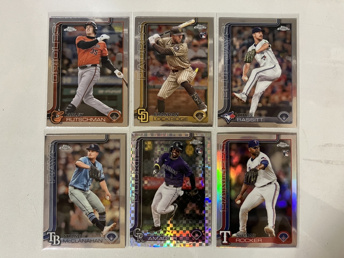 2025 Topps Chrome Baseball Mega Box 開封。 - 野球カードと私と。