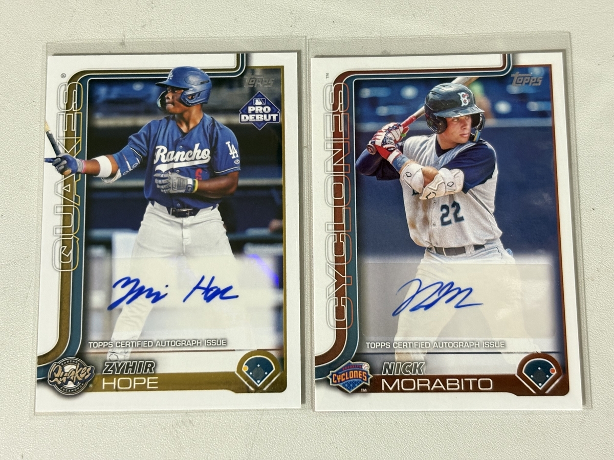 2025 Topps Pro Debut Baseball 開封。 - 野球カードと私と。