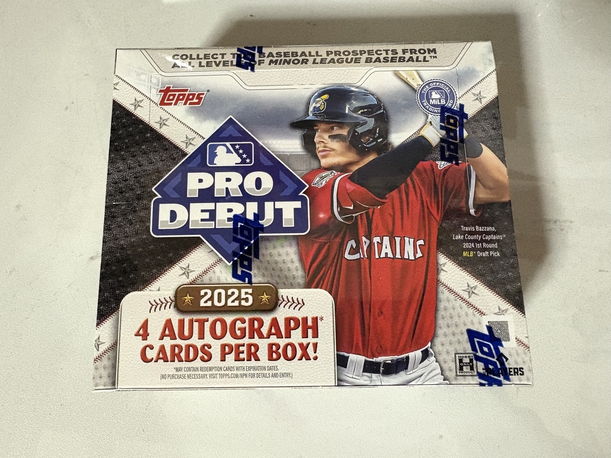 2025 Topps Pro Debut Baseball 開封。まさかの2回戦 - 野球カードと私と。