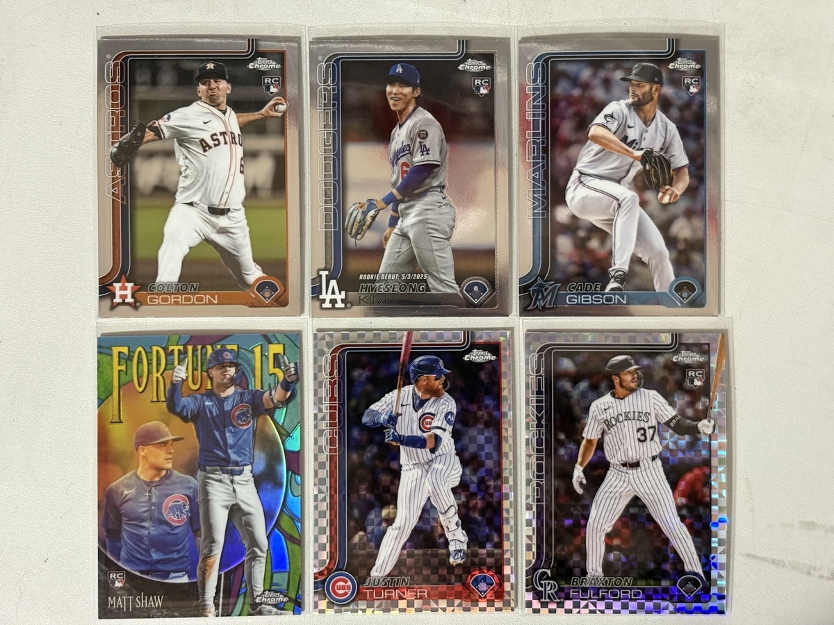 2025 Topps Chrome Update Series Baseball Mega Box 開封。 - 野球