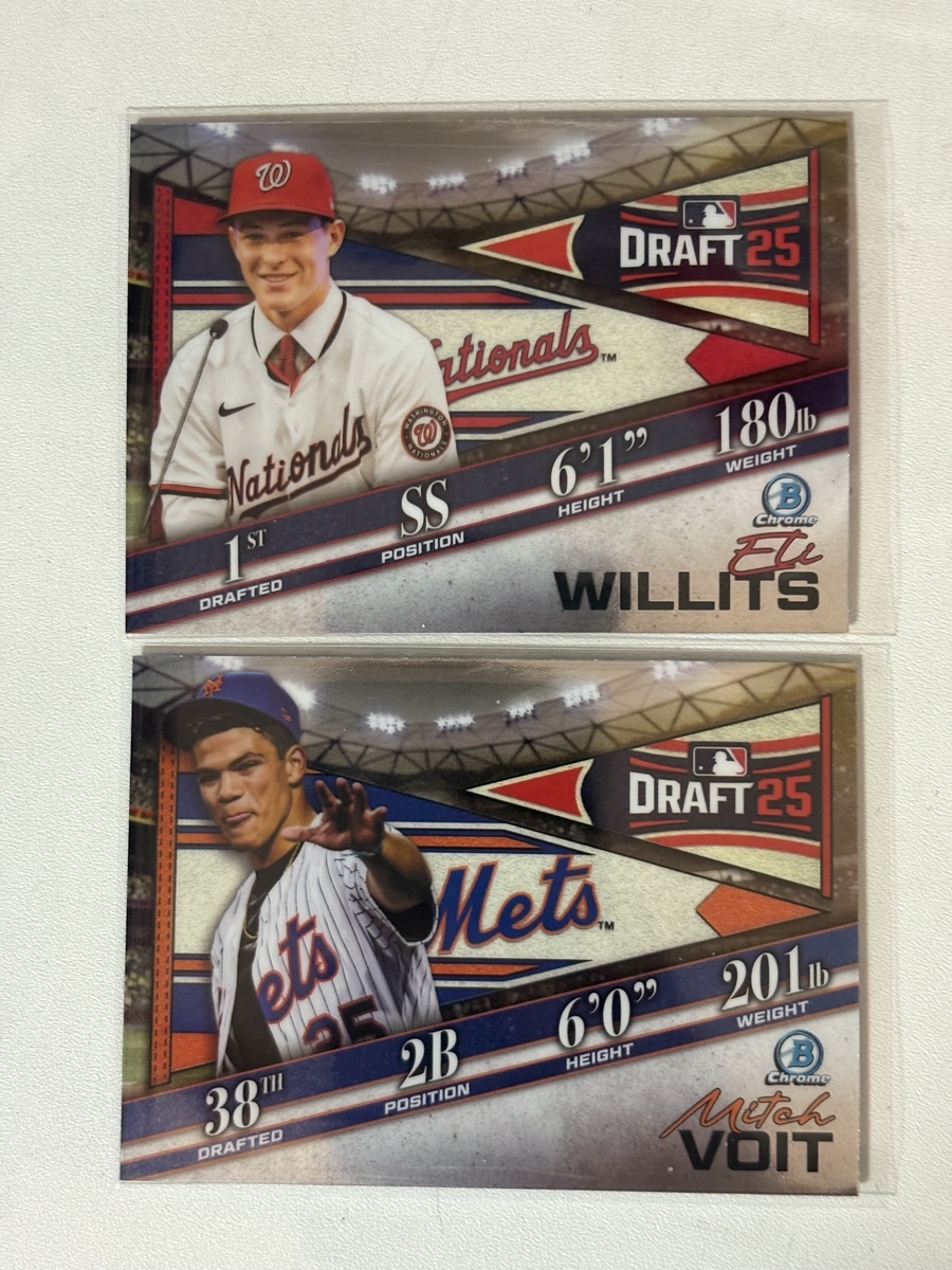 2025 Bowman Draft Baseball Hobby 開封。 - 野球カードと私と。