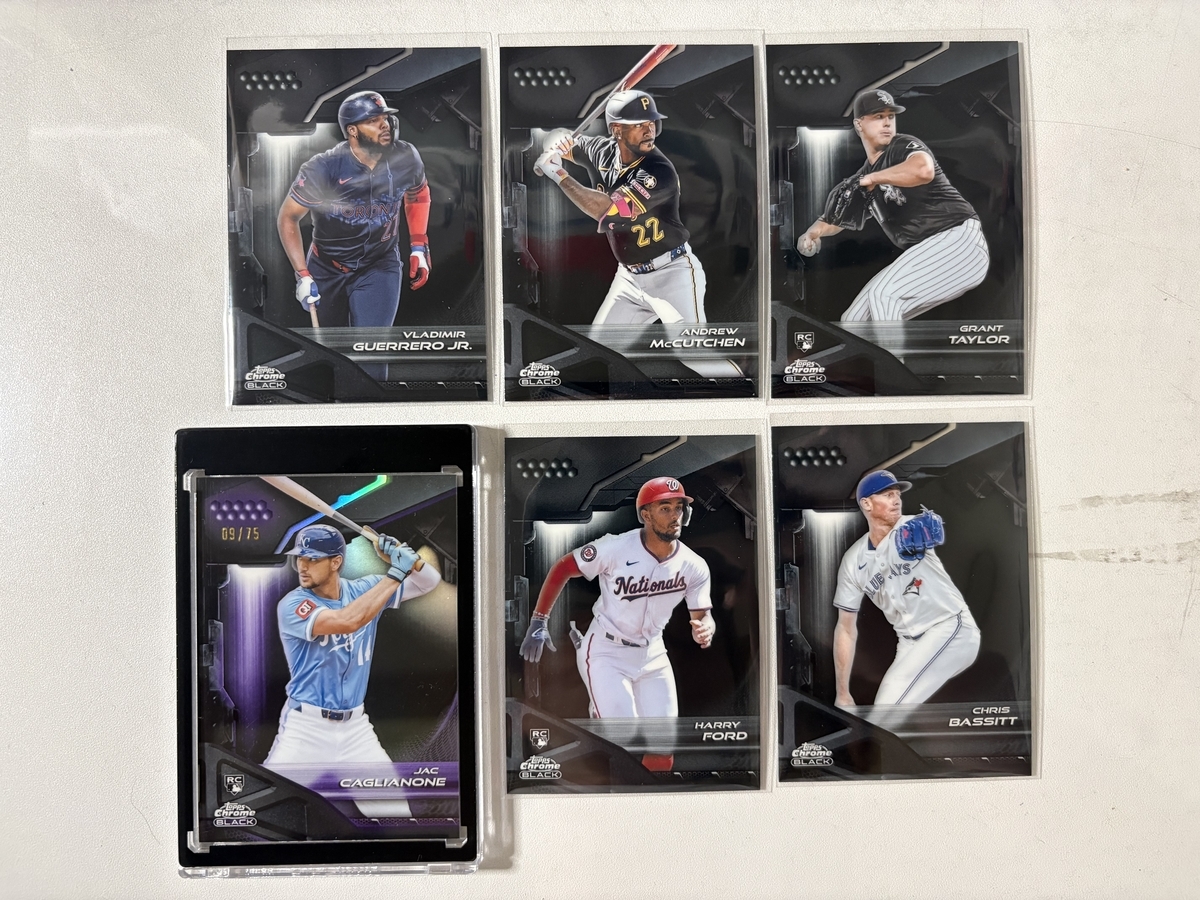 2026 Topps Chrome Black Baseball 開封。 - 野球カードと私と。