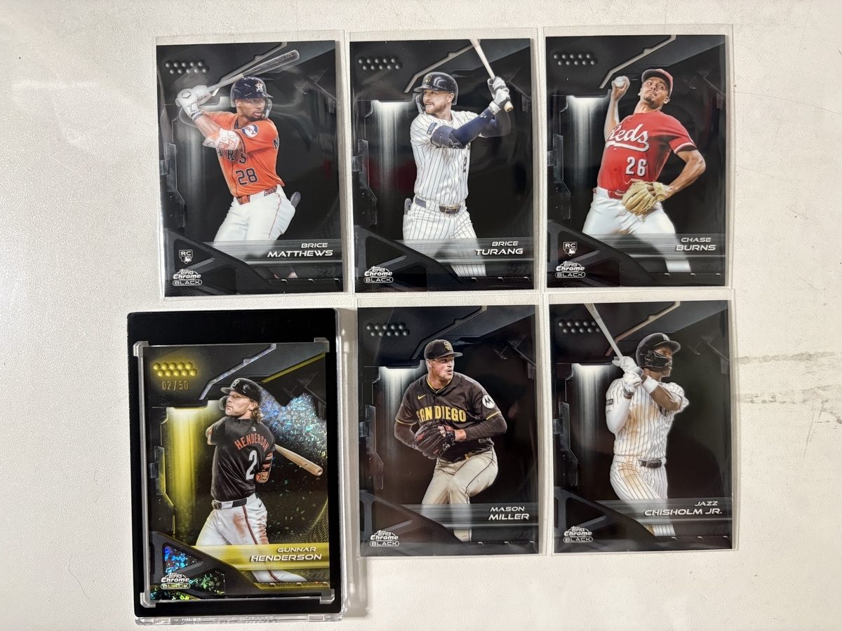 2026 Topps Chrome Black Baseball 開封。 - 野球カードと私と。