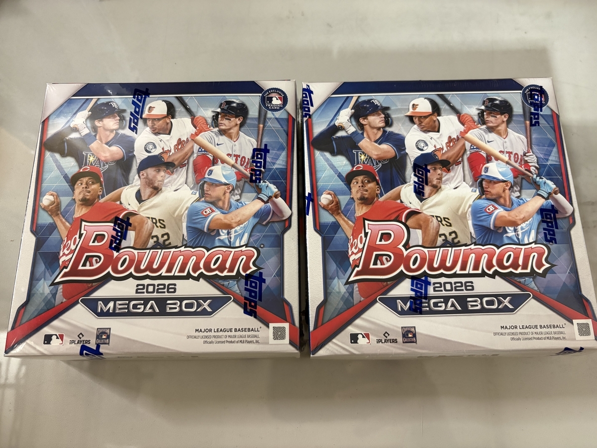 2026 Bowman Baseball Mega Box 開封。 - 野球カードと私と。