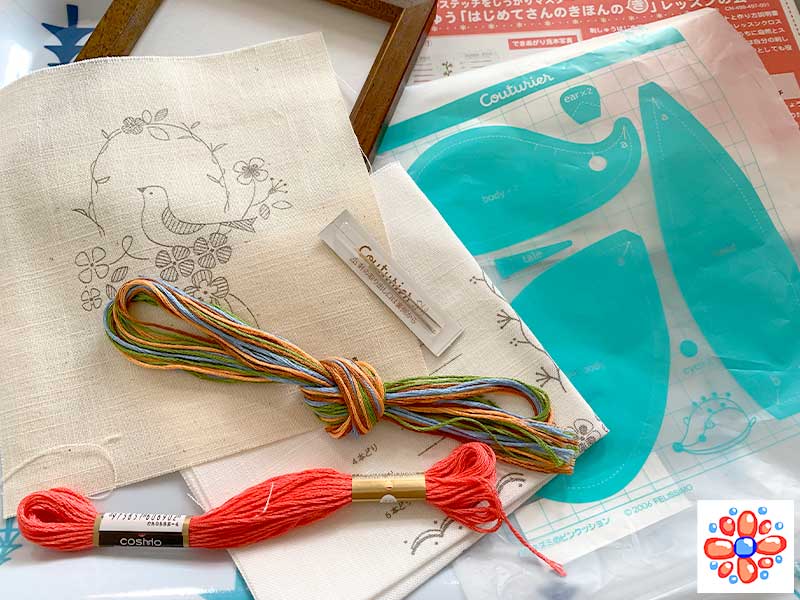 フェリシモの はじめてさんのきほんのき で刺繍を始める Hand Brain 手仕事チャレンジ
