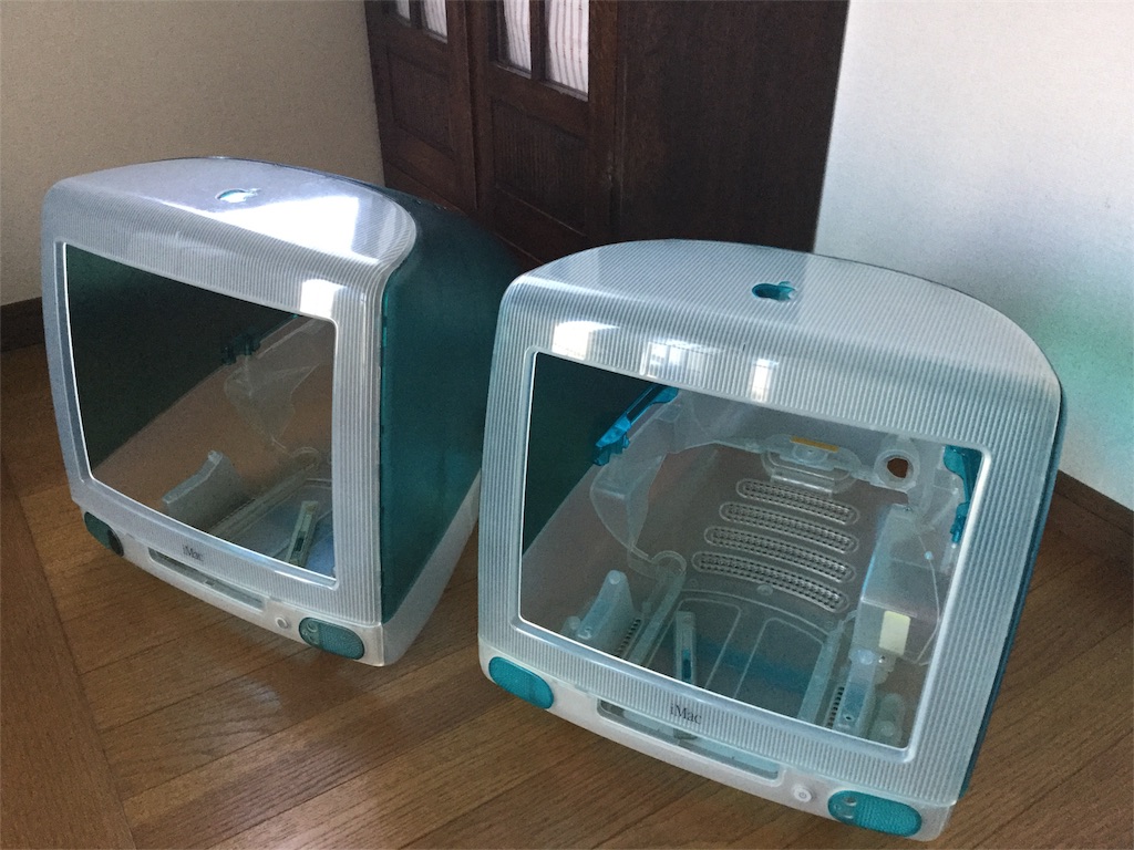 まもなく終了 初代iMac 外側のみ ジャンク RED 猫ハウスにぴったり