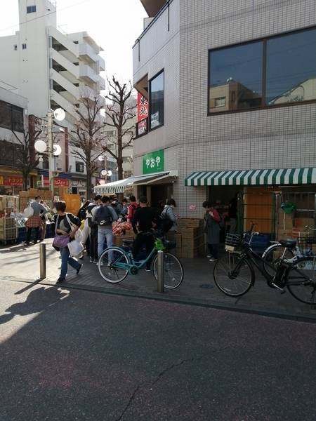 日曜日に少し遠くからパシャリ！　混雑しているでしょ～