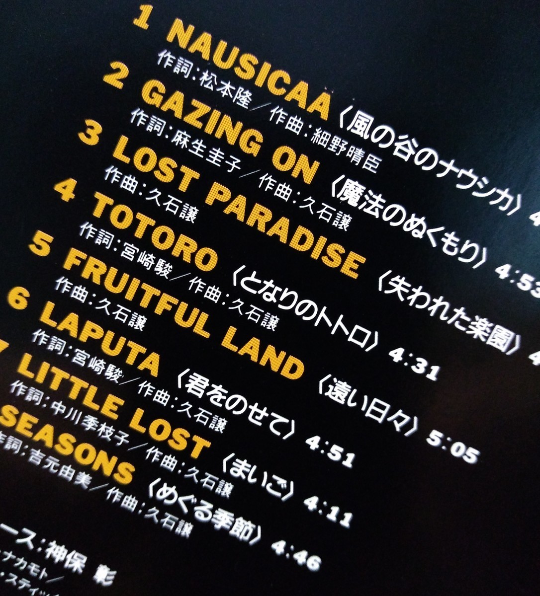 ナウシカレクイエム 遠い日々 の英語カバー ジブリのｃｄ Honn Blog Diary