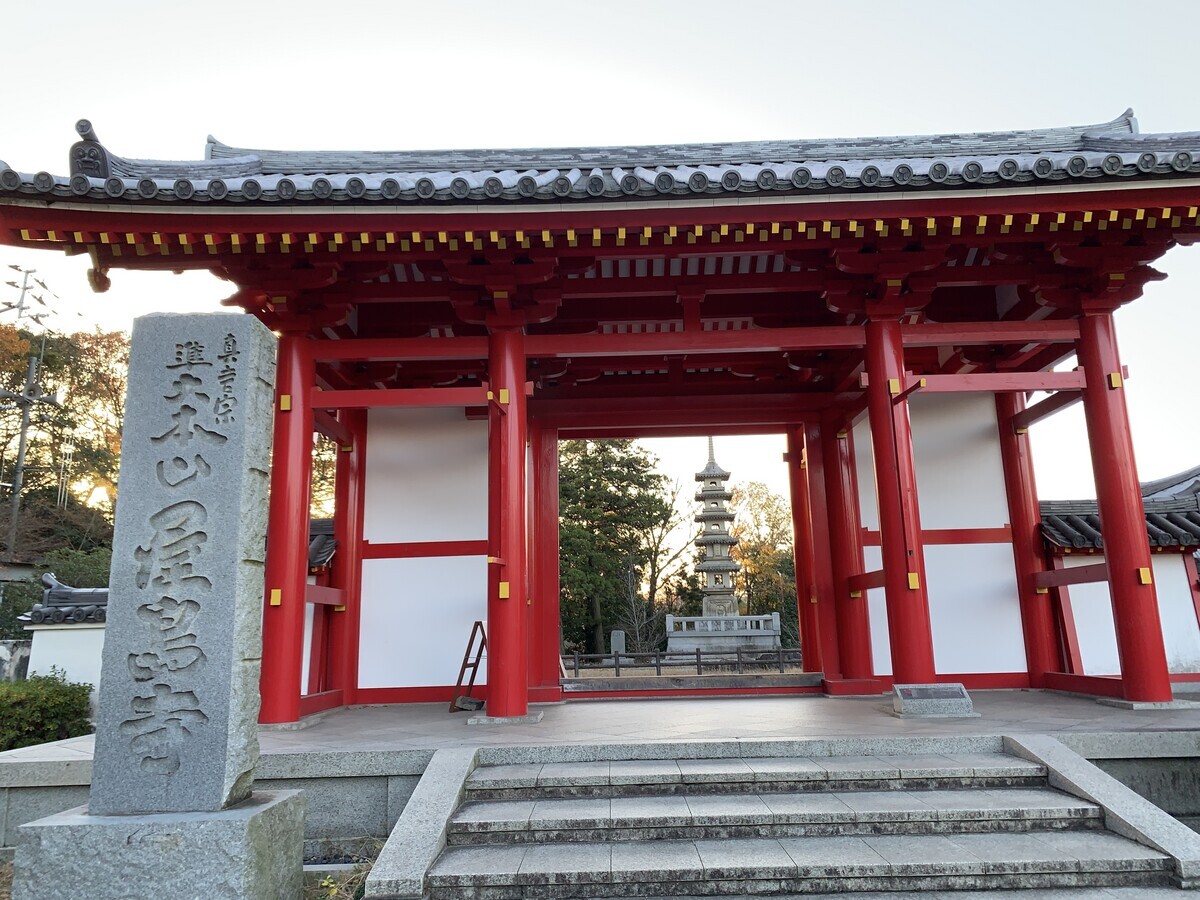 真作/橋爪堆恩/師、野田九浦/紅白梅図/花/春/花鳥図/掛軸☆宝船