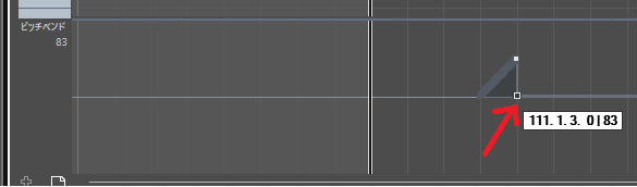 Cubase ピッチベンドを0にする