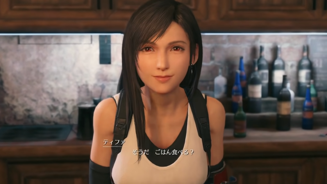 FF7ティファご飯食べる?