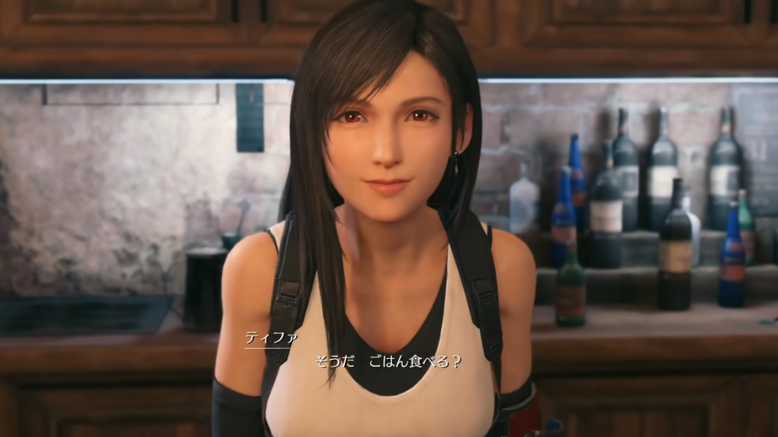 FF7ティファご飯食べる？