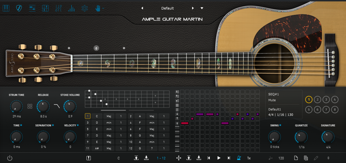 AmpleGuitar使い方