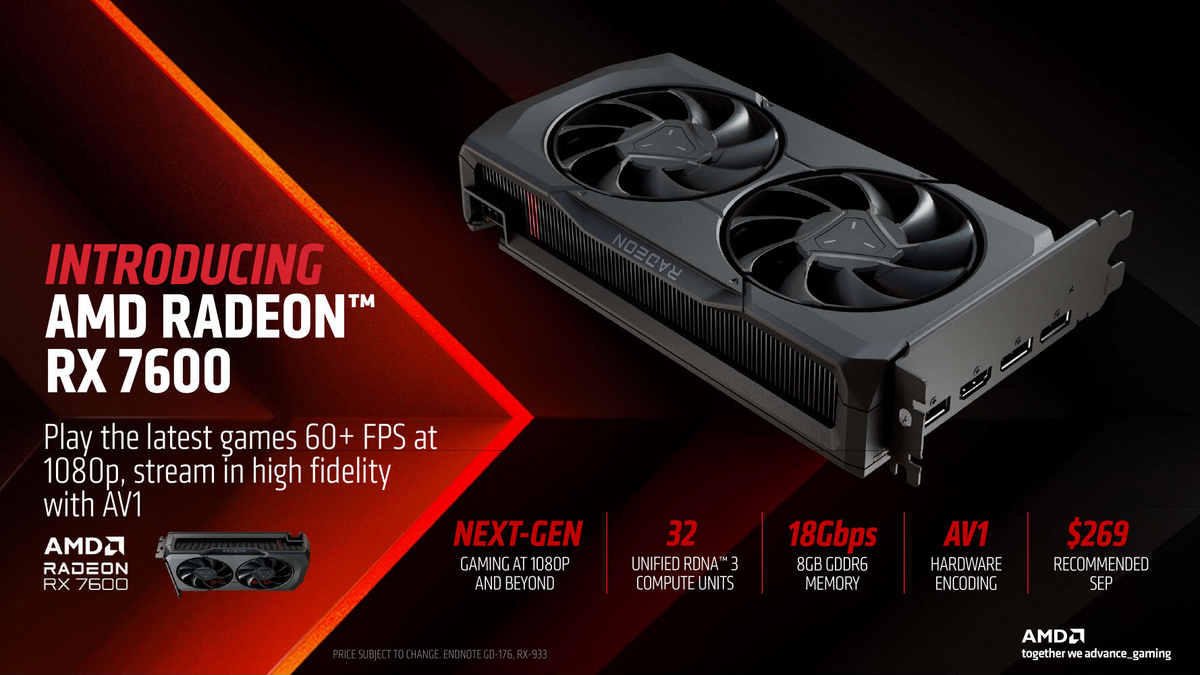 グラボ価格情報】Radeon RX7600が早速値下げか - ハオのガジェット工房