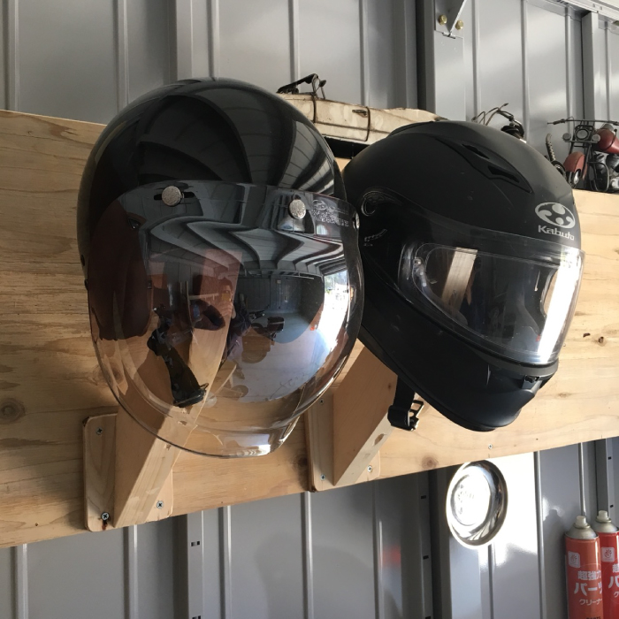 バイクガレージをdiyで便利に改造 Kd Works バイクのある生活