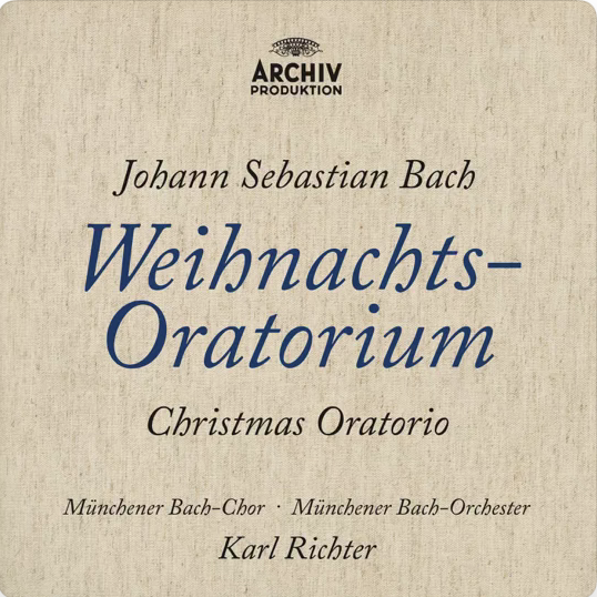 EU盤ARCHIV☆バッハ:4大宗教曲集《クリスマス・オラトリオ