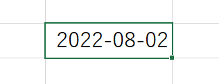 YYYY-MM-DDの表示形式