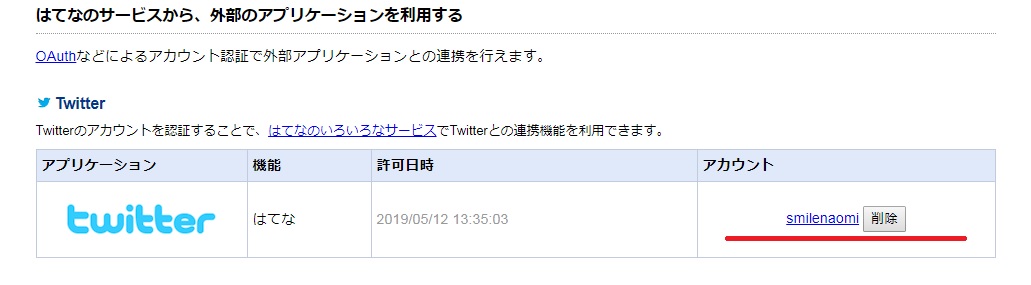 はてなブックマークのツイッターとの連携