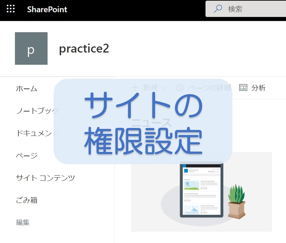 SharePoint Online権限設定