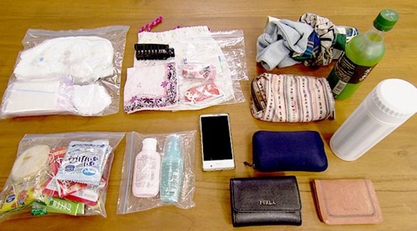 リュック　荷物の詰め方