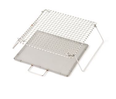 辻和金網 足付焼網セット