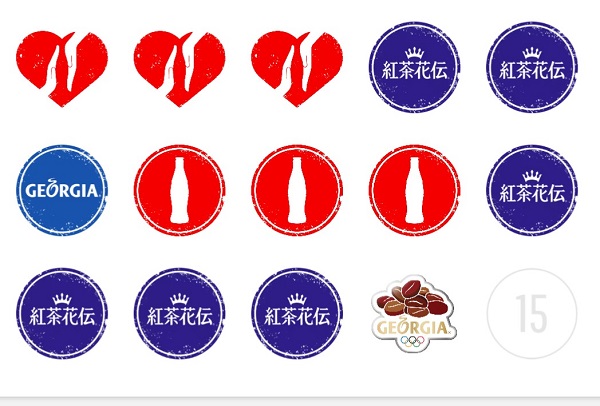 Coke ON アプリ スタンプ