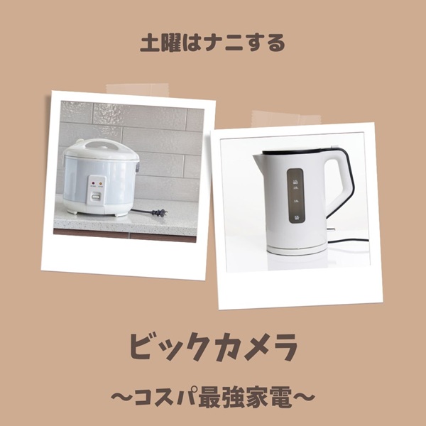 土曜はナニする ビックカメラ