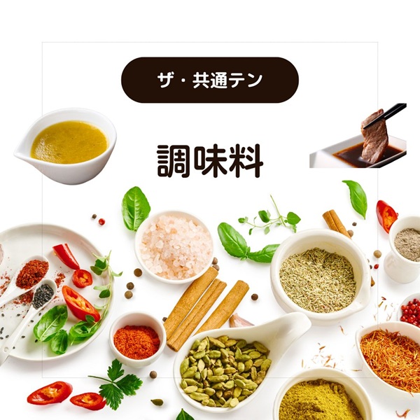 ザ・共通テン 調味料
