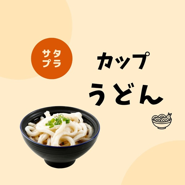 サタプラ カップうどん