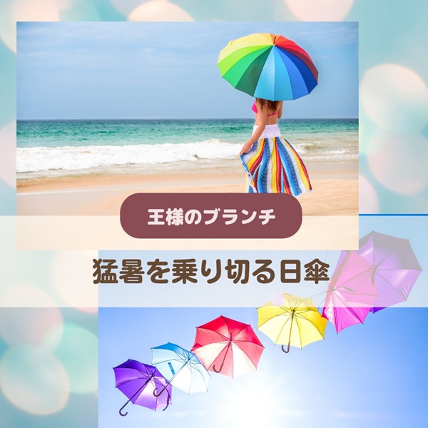 王様のブランチ 日傘
