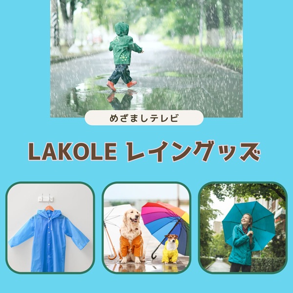 めざましテレビ レイングッズ LAKOLE