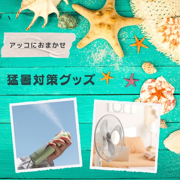 アッコにおまかせ 猛暑対策グッズ