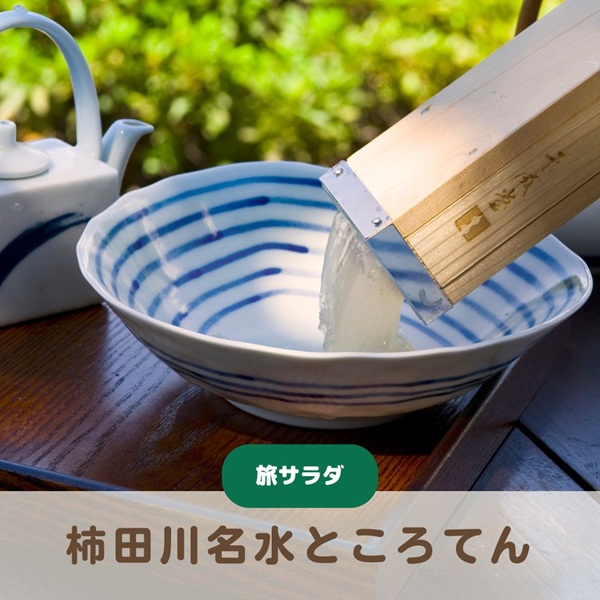 旅サラダ 柿田川名水ところてん