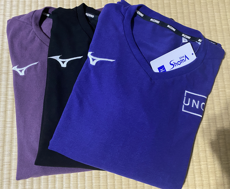 宇野昌磨選手MIZUNOコラボ長袖シャツ　新品 宇野昌磨 選手 MIZUNO コラボ 長袖Tシャツ