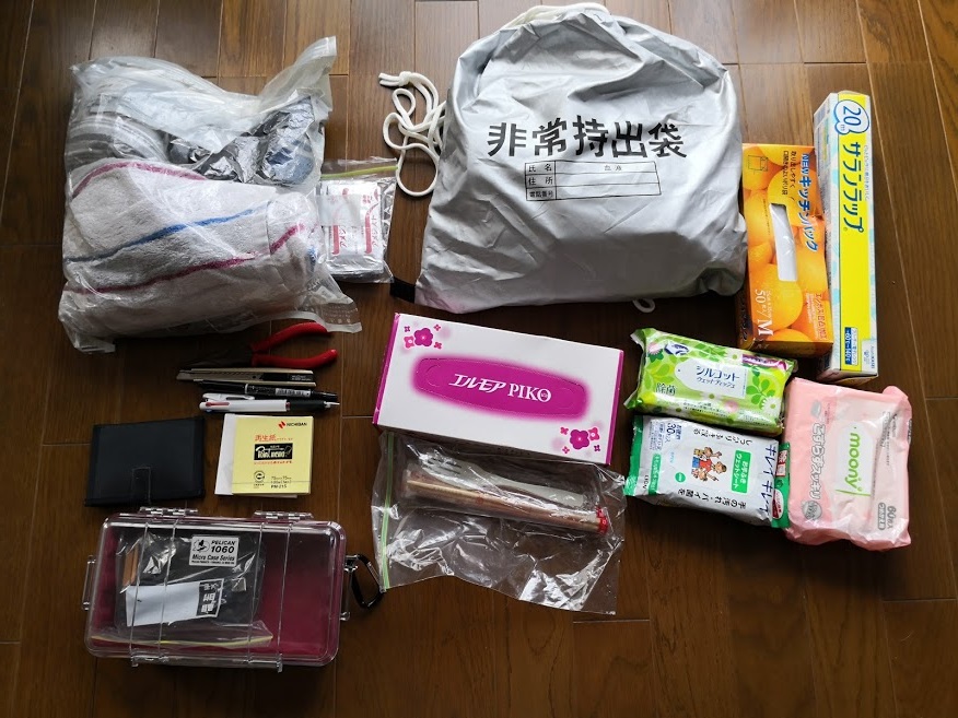 防災グッズの中身