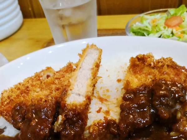 ロースかつ断面