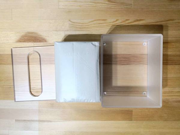 無印良品 ポケットティッシュを便利に 卓上用アクリルティッシュボックスレビュー わたしのまいにち