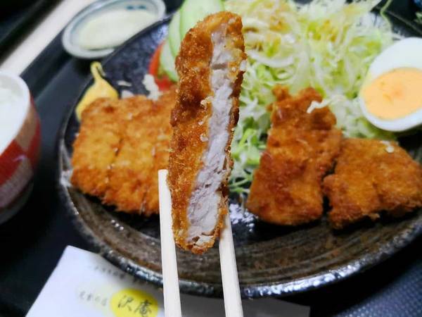 ロースカツ断面