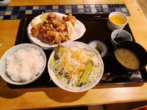 食楽々唐揚げ定食