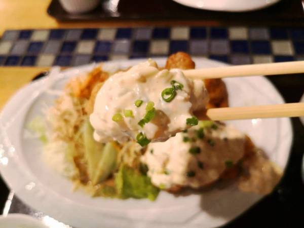 食楽々のチキン南蛮定食