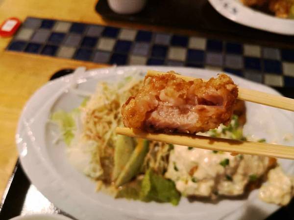 食楽々のから揚げ定食