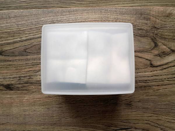 無印生成カットコットンをセリアのケース